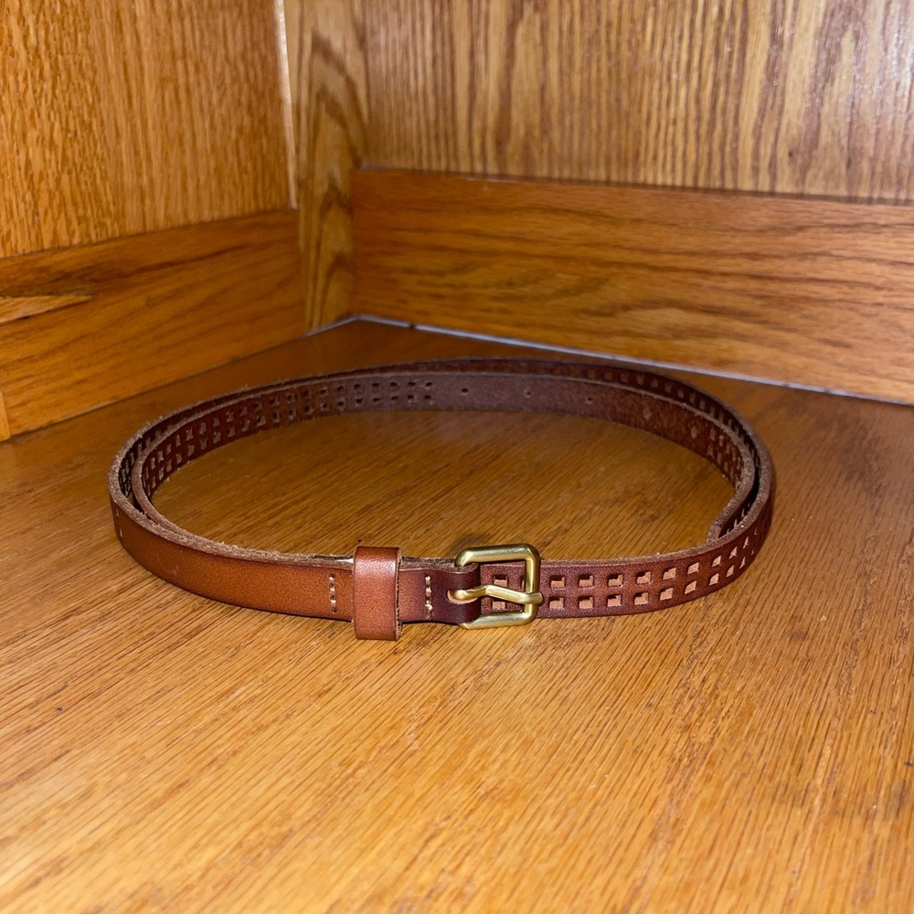 Gap Brown Leather Belt Size Large